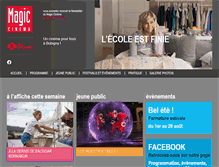 Tablet Screenshot of magic-cinema.fr